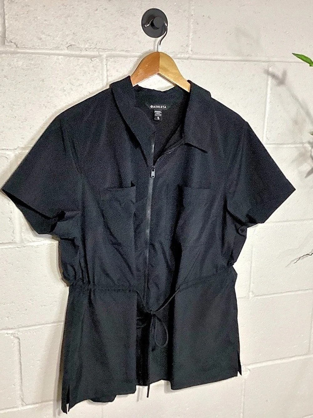 Athleta Allure Shirt Jacket Black XL